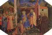 Fra Angelico Altarpiece of the Annunciation oil on canvas